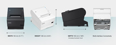 Epson TM-T88V II, USB/LAN/Serial: 3 in 1 , 28.4Lines/Sec** TM-T88VII-CJ57012 *