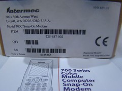 New – Intermec Snap-On Modem for 700C, PN # 225-687-002 (266)
