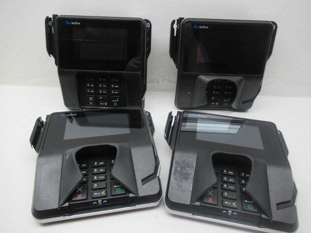 Lot of 4 Verifone MX915 Payment Terminal w/o Stylus w/o AC Adapter