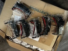 (24) EPSON ERC 30 / 34 / 38 BLACK & RED INK POS PRINTER RIBBONS
