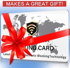 SaiTech IT 5 Pack RFID Blocking Card NFC Contactless 5pk-White, White