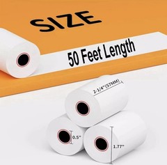 10 Rolls 2 1/4″ x 50′ Thermal Paper Rolls BPA Free Thermal Receipt Paper Rolls