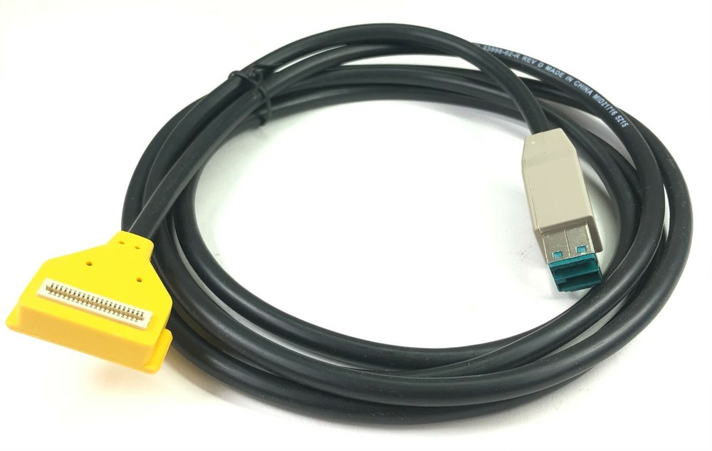 VERIFONE 23998-02-R Cable MX Series to ECR 12V Powered USB Yellow, 6FT – NEW