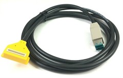 VERIFONE 23998-02-R Cable MX Series to ECR 12V Powered USB Yellow, 6FT – NEW