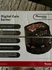 Cassida C200 Digital Coin Counter and Sorter for 900 Coins