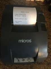 Epson Micros TM-U220B Receipt Printer / POS Kitchen M188B / Ethernet or IDN