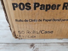 50 Rolls 3″ x 165′ 1-ply Bond POS/Cash Register/Adding Machine Paper Rolls