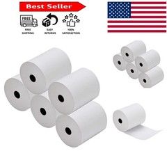 High Brightness 3-1/8″ x 230ft Thermal Paper Rolls – 5 Pack for Smooth Printing