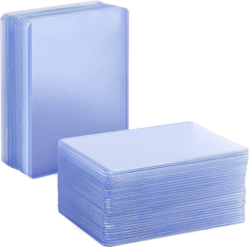 200 Pack 3″x4″ Top loaders for Cards – 35pt Premium Hard Plastic Card Protect…