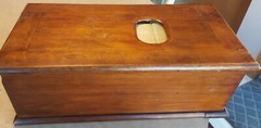 CLEMENTS, NEWLING & CO vintage wood cash drawer barberstore or candystore style
