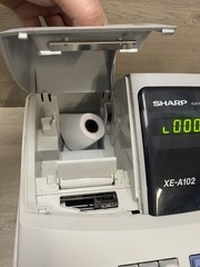 SHARP EXA102 ELECTRONIC CASH REGISTER LED DISPLAY AUTOMATIC PLUS