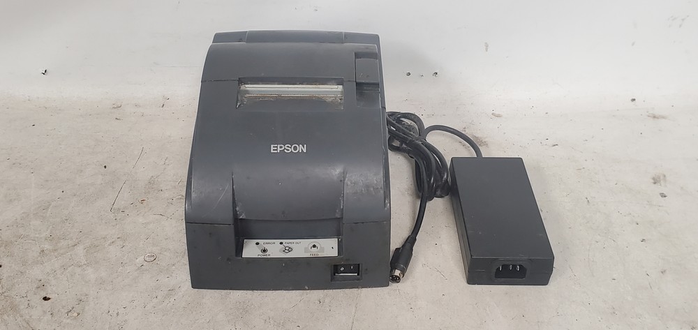 Epson TM-U220B 7310-0004-8801 POS Point of Sale Printer w/ Adapter
