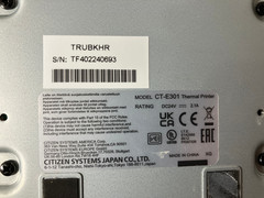 CITIZEN SYSTEMS CT-E301 USB Ethernet RS-232C POS THERMAL PRINTER w/ Power Supply