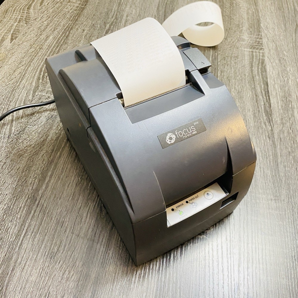 Epson TM-U220B M188B Point Of Sale Kitchen Receipt Printer Ethernet W/ Adapter