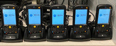 5+2 LOT Motorola MC55A0 Rugged PDA 2D Scanner Touch Display Wi-Fi + 5 Cradle/Pwr