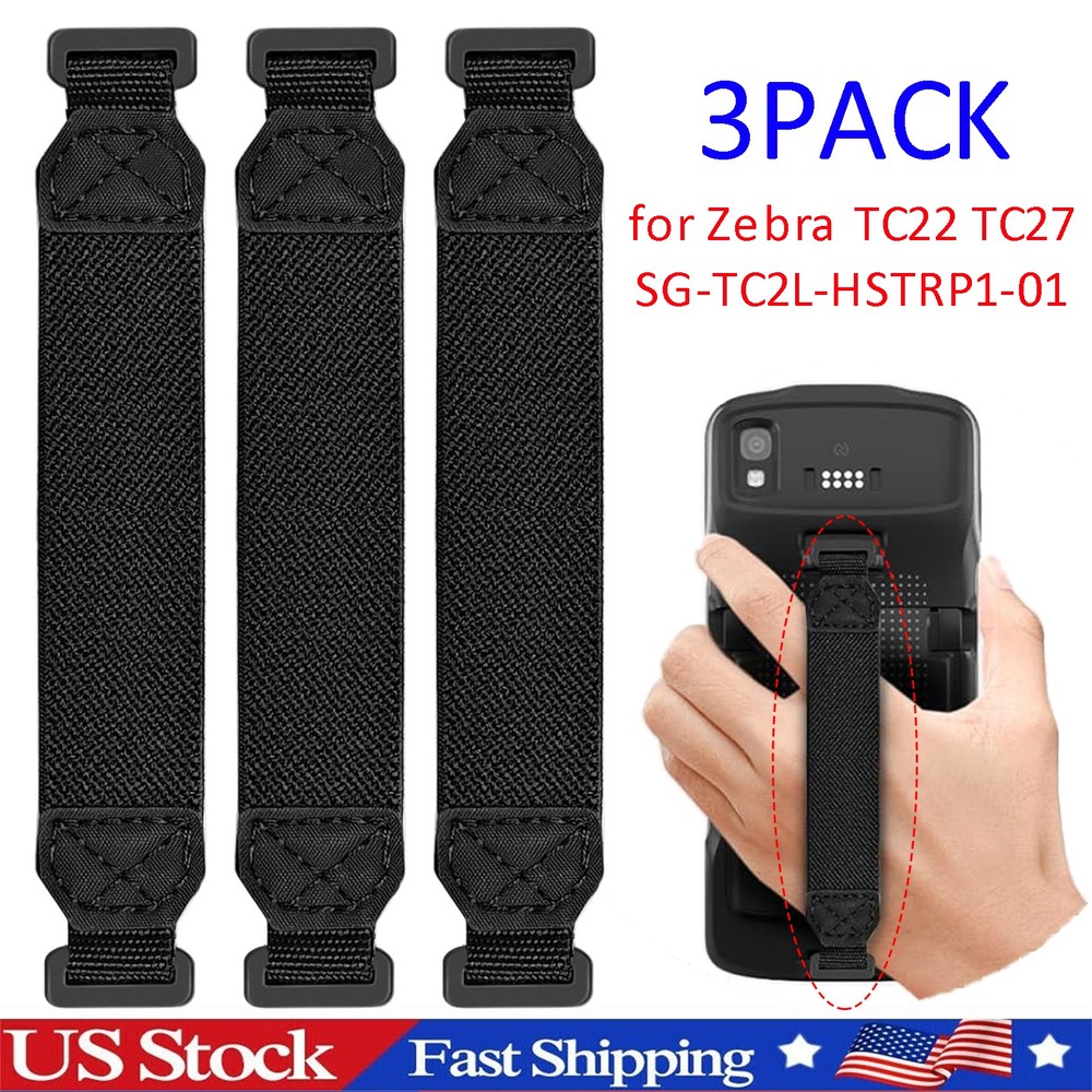 3PACK Hand Strap Replacement for Zebra TC22 TC27 (SG-TC2L-HSTRP1-01)
