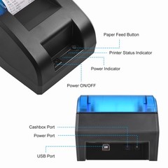 BISOFICE 58mm Thermal Receipt Printer Desktop USB&BT Wireless Connection Pr FOFN