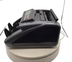 Portable Electric Bill Counter Machine AL-1000 Black w/ Handle Tested Works new