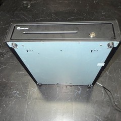 ePOSNow Metal Cash Drawer Black with Media Slot, Lockable, Key Lock and Cable