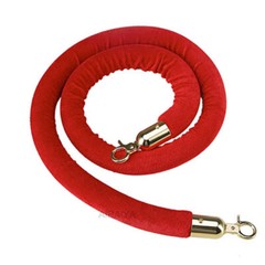 1 Pc Red Velvet Rope Crowd Control Stanchion Post Queue Line Barrier Rope New