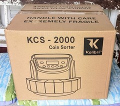 Brand New KCS-2000 Professional USD Coin Counter Machine Sorter Wrapper Roller