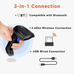 Tera Pro 1D Wireless Barcode Scanner for Windows, Mac, Android, iOS & Linux