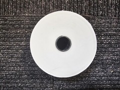(QTY 12) White Thermal Rolls 2-5/16” x 435’ With 11/16″ x 1″ Core 121614