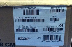 Star CD3-1313BK45-S2 Value Series 13″ x 13″ Black Cash Drawer