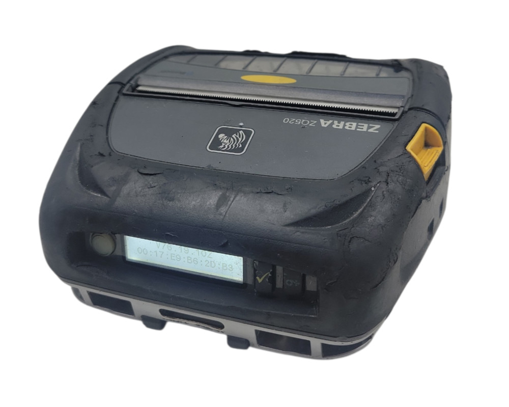 Zebra ZQ520 Rugged Mobile Thermal Printer Bluetooth WiFi ZQ52AUE000000 G2U
