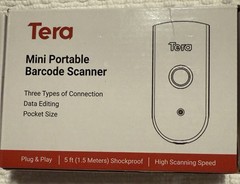 Tera 1100L Black Mini Handheld Portable Shockproof High Speed Barcode Scanner 5V