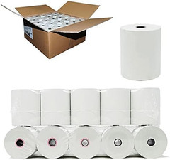 (50 Rolls – 48 GSM) 3 1/8 X 200 Thermal Paper Receipt Rolls (Actual Length 170-2