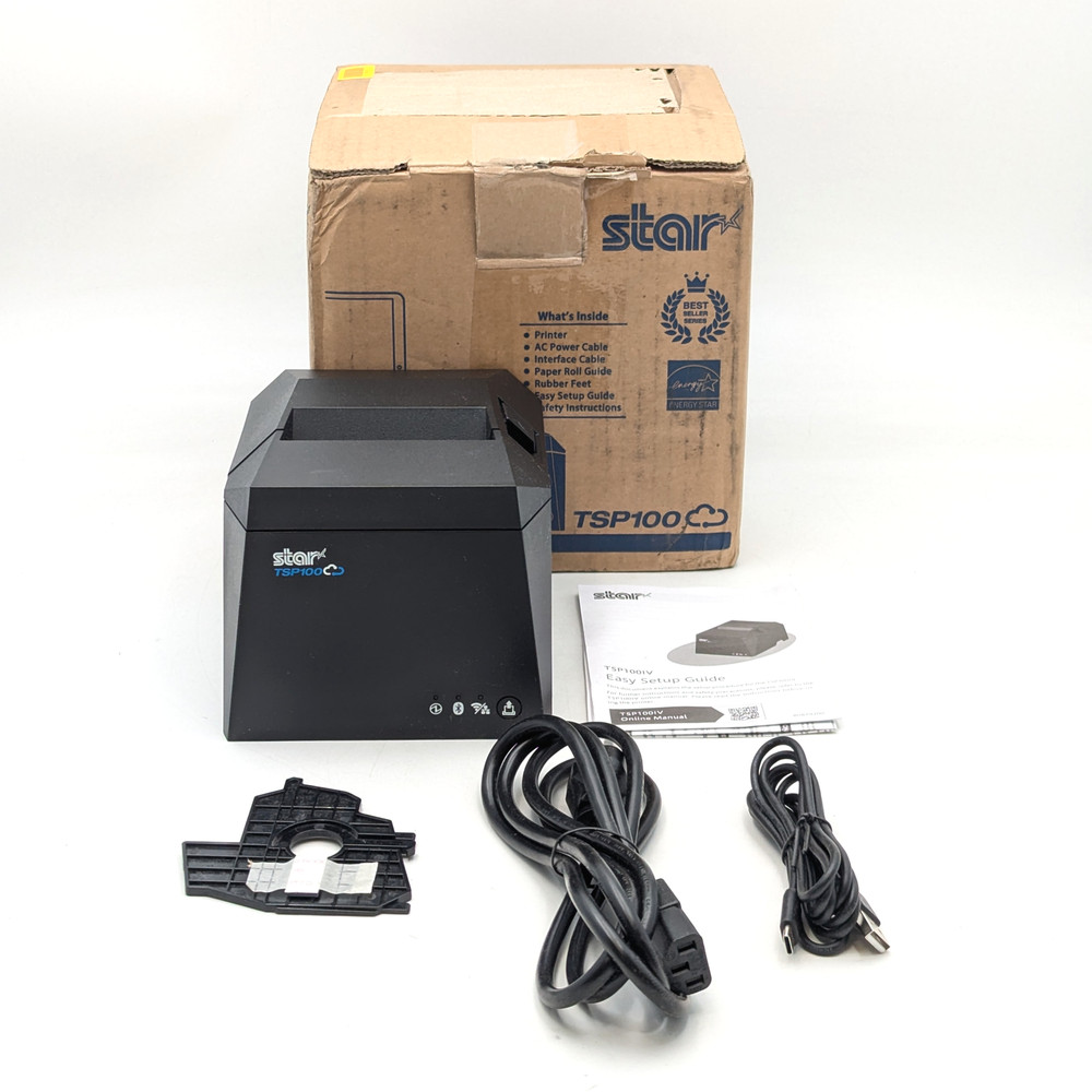 Star Micronics TSP100A TSP143IV-UEWB Thermal Receipt Printer (39473810) | Black