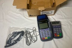 Verifone VX570 OMNI 5700 Credit Card Terminal with Pinpad and Cables Wired