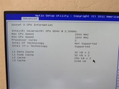 Open Box IBM Toshiba 4900-785 SurePOS Intel Celeron G540@2.5GHz 8GB RAM