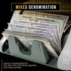 Compact Money Count Machine with Zero-Error Features & Multi-Currency Support