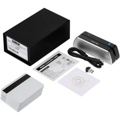 Deftun Bluetooth MSR-X6(BT) VIP Stripe Card Reader Encoder Mini Black