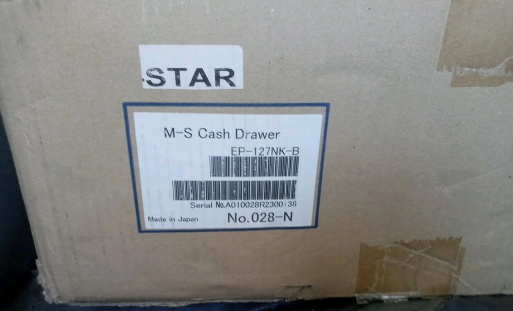 Star Cash Drawer EP-127NK-B MPN EP-127NK-B No. 028-N – BRAND NEW – NEVER USED