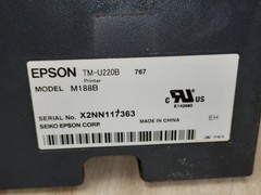 EPSON TM-U220B M188B Dot Matrix Kitchen/Bar POS Receipt Printer Network Ethernet