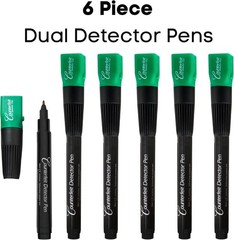 Dual Counterfeit Money Detector Pen, UV Light 6 Pack – Fake Money Bill Check…