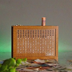 €1000-€10000 Wooden Money Box with Counter Money Piggy Bank Cash Coin Saving OY