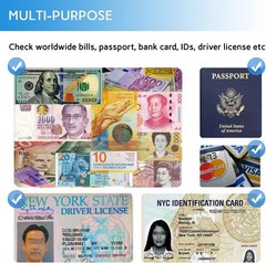 Counterfeit Bill Detector with LED UV Light, Money Marker Counterfeits Money …