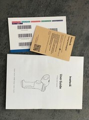 Inateck 1D Wireless Bluetooth Barcode Scanner Reader Gun Anti Shock Vibration
