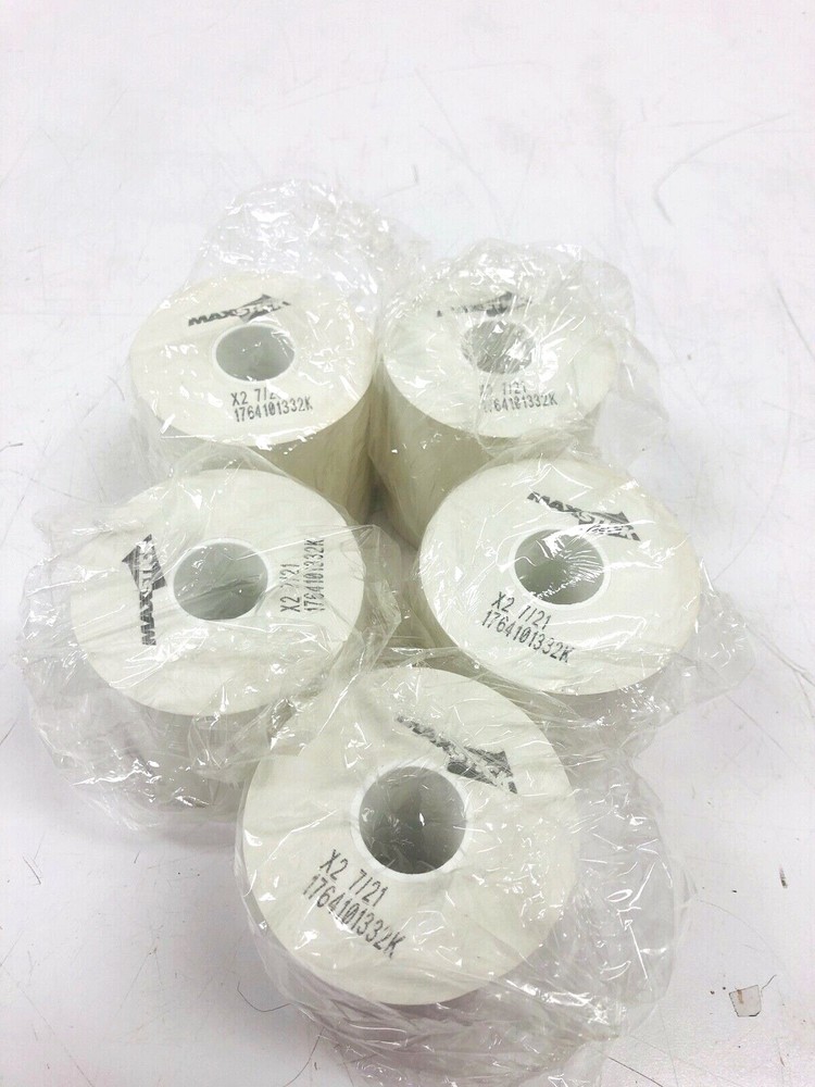 LOT OF 5 MaxStick X2 International Adhesive Labels 80mm x 170′ MS318170X2