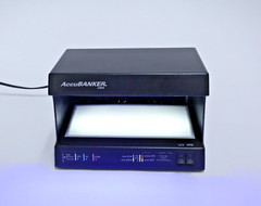 Lot Of 3 AccuBanker D63 Counterfeit Money Detector UV Light