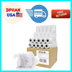 48gsm Thermal Paper Rolls – 50 Count, 2-1/4″ x 50′ – Eco-Friendly Safety