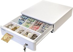 ASSUR 13″ White POS Cash Register Drawer 4 Bill 5 Coin Canadian Tray