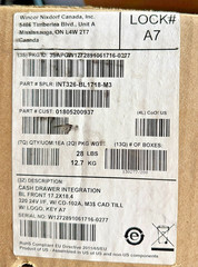 Wincor Nixdorf Cash Drawer – Lock#A7 W Keys / Brand new condition