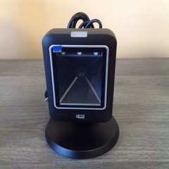 Adesso NuScan 2800U Omnidirectional 2D Desktop Bar Scanner for 2D + 1D Barcodes