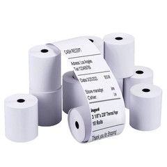 3-1/8inches x 230 Thermal Paper Rolls for Credit Card – Cash Register Premium…