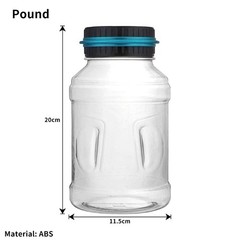 Electronic Digital LCD Coin Counter Counting Jar Money Saving Piggy Bank 1.8L OY